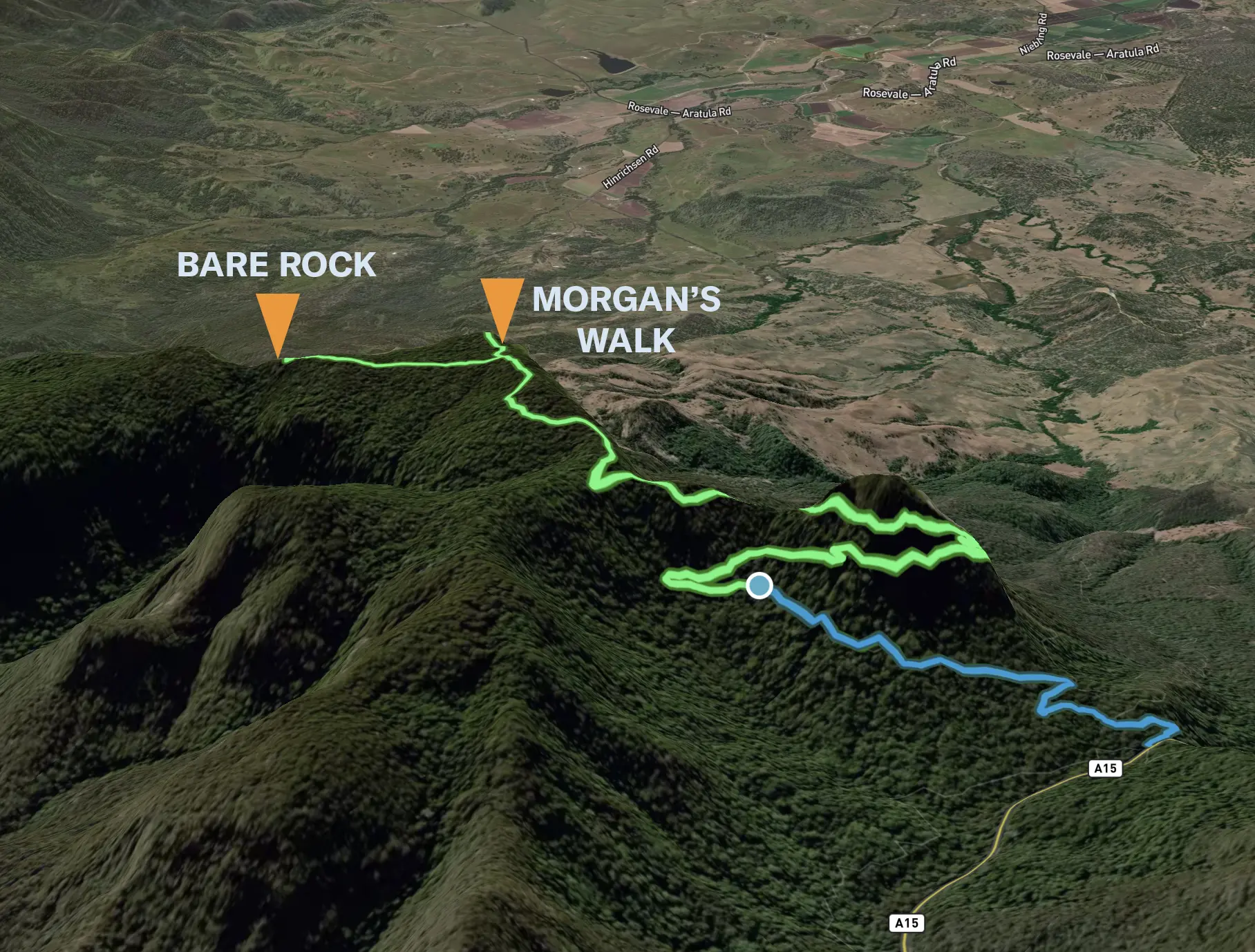 trail map mt greville